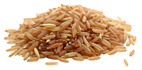 PNG  Rice food white background brown rice.