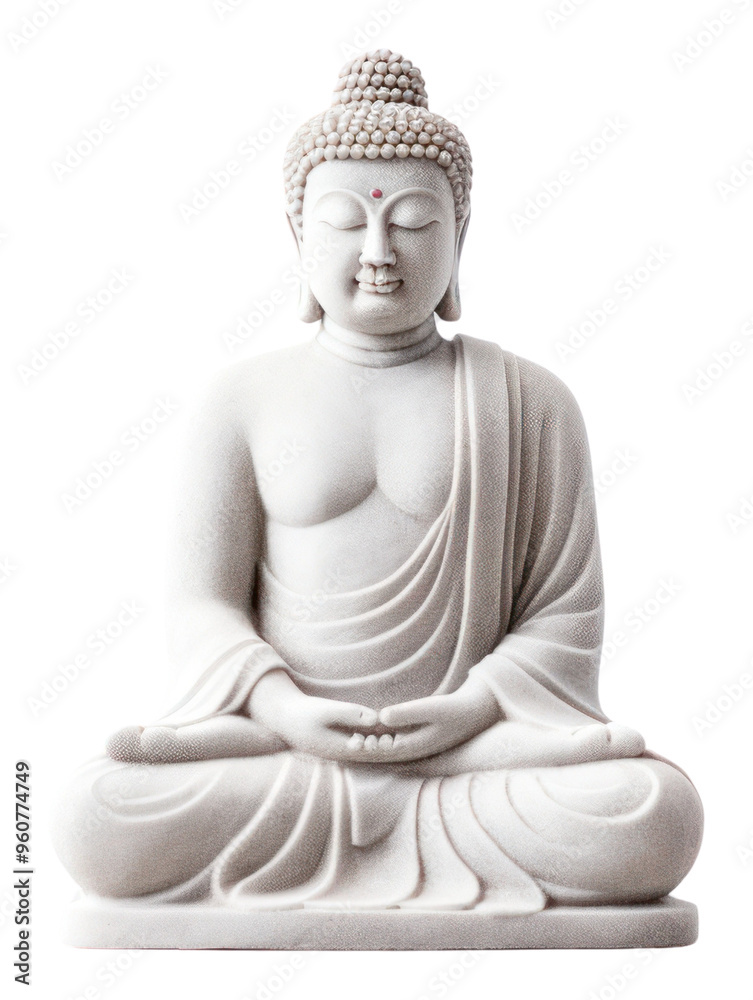 Poster PNG  Buddha statue representation spirituality architecture.