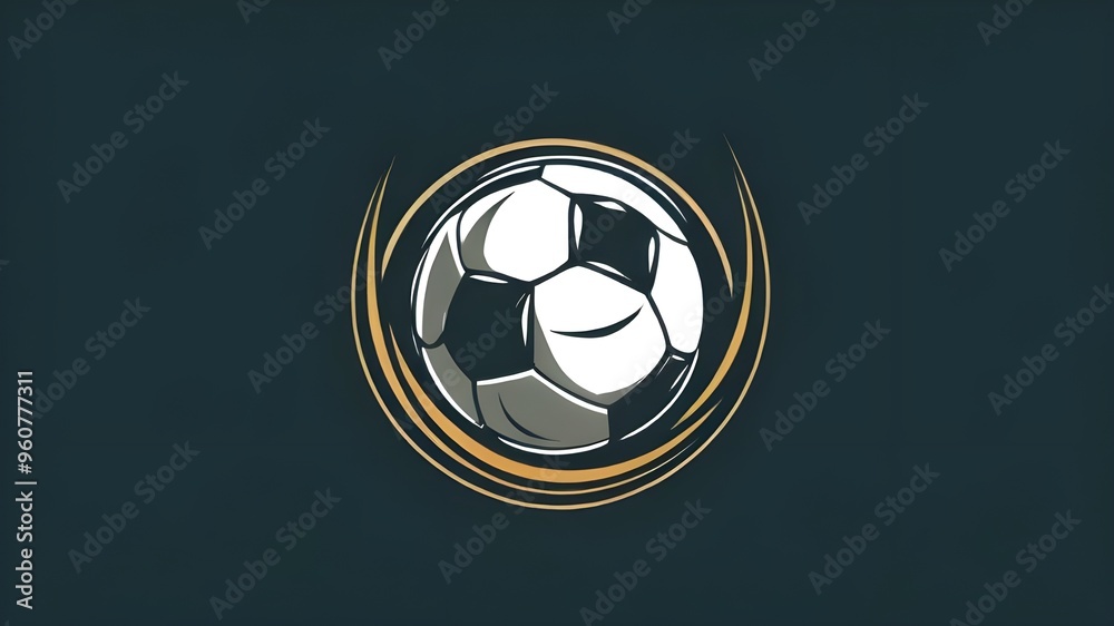 Wall mural soccer ball