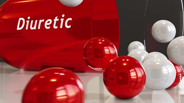 Diuretic Capsule (Slow Motion)
