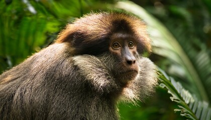 Obraz premium Mono Choro en la selva