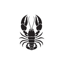 Obraz premium Lobster in cartoon, doodle style . Image for t-shirt, web, mobile apps and ui. Isolated 2d vector illustration in logo, icon, sketch style, Eps 10, black and white. AI Generative