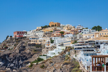 Buildings in Santorini, Greece