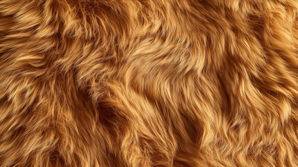 Fototapeta premium An earthy and realistic background with a seamless pattern of warm, fluffy brown fur, offering a rustic and outdoorsy feel. Perfect for creating nature-themed projects or rustic interior accents.