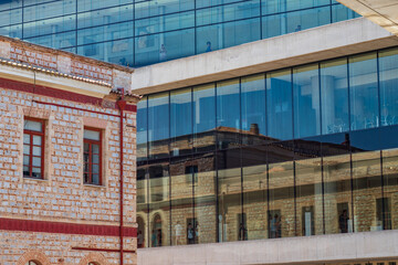 Obraz premium Architecture of buildings near the Acropolis in Athens, Greece, Europe