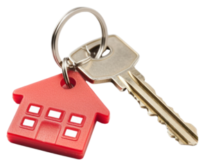 PNG Keys keychain house white background.