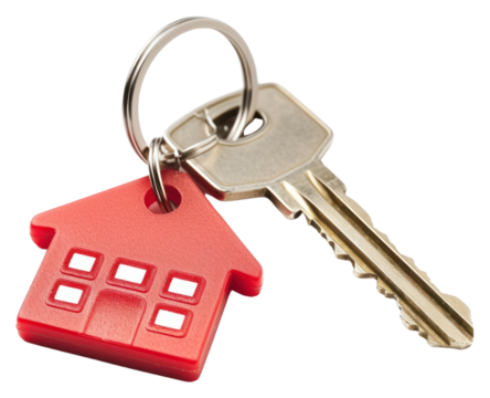 PNG Keys keychain house white background.