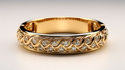 A single bracelet on white background