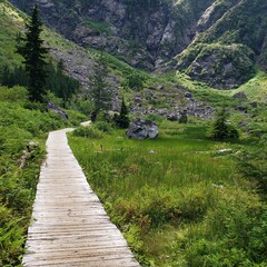 path in the mountains