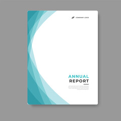 annual report business template cover design 