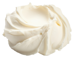 PNG Dessert cream icing white.