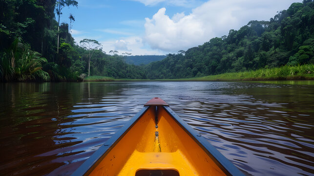Guyane Navigation Sur Lac Petit Saut