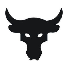 Bull Icon, symbol, and vector, Can be used for web, print, and mobile