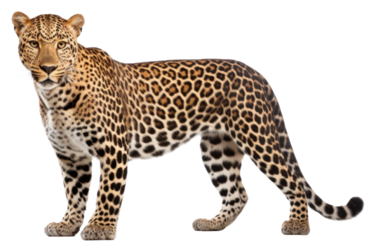 PNG African leopard wildlife cheetah animal.