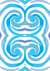 The background image is in blue tones. Alternate with straight lines, used in graphics.