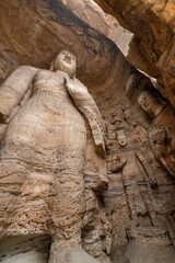 Exquisite Sculpture Art of Yungang Grottoes in Datong, China