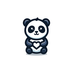 Playful Panda A Vector of Cuteness