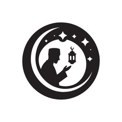 Beautiful Vector ramadan month