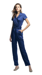 Obraz premium PNG Adult woman suit white background.