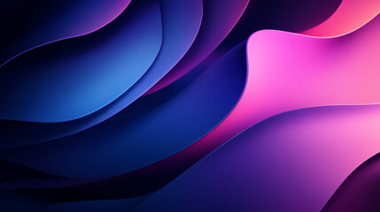 Abstract background with a gradient color, curved shapes, light and shadow effects
