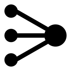 perceptron, neural network, deep learning, algorithm, artificial intelligence solid or glyph icon