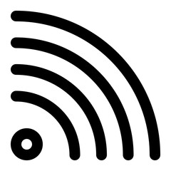 hotspot, wifi, internet, wireless, information technology outline icon