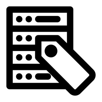 recommend clip art: name server, label, server, hosting, information technology outline icon