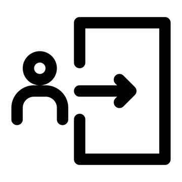 recommend clip art: login, entry, entrance, user, information technology outline icon