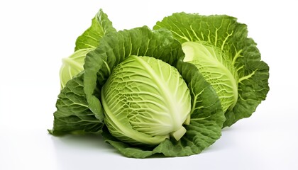 cabbage isolated on white