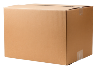 PNG Brown paper box cardboard carton brown.