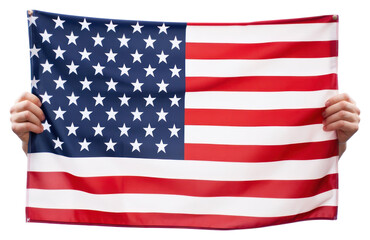 Fototapeta premium PNG Flag american flag transparent background