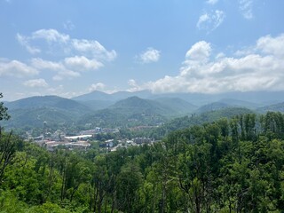 view from the top of the mountain