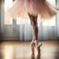 ballet dancer in ballet position