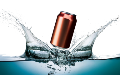 blank can white backgorund, transparent