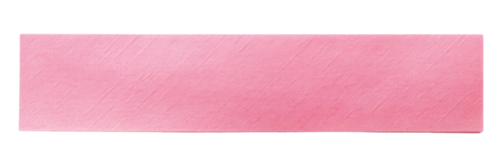 PNG Pink paper adhesive strip white background rectangle material.
