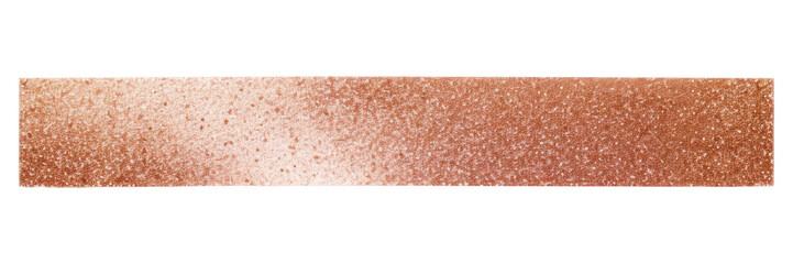 PNG Rose gold glitter adhesive strip white background accessories rectangle.