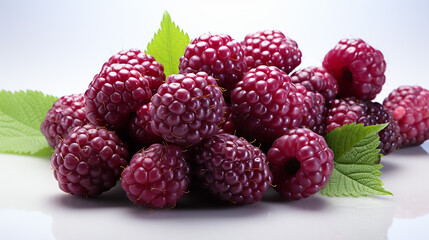 3d rendered photo of mulberry on a white background