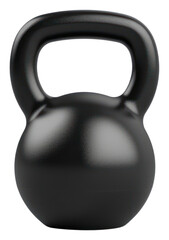 Fototapeta premium PNG Kettle bell weight sports black gym.