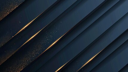 Obraz premium A sleek, abstract design featuring diagonal lines with a subtle gradient and glowing accents, ideal for backgrounds or digital art.