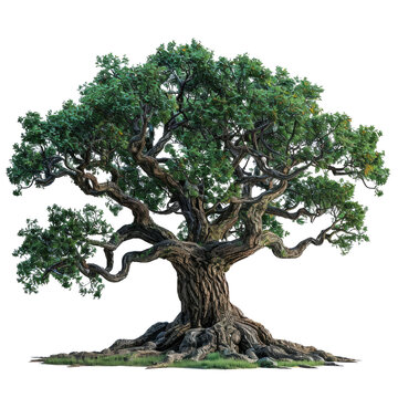 Beautiful Family Reunion Tree on White Background