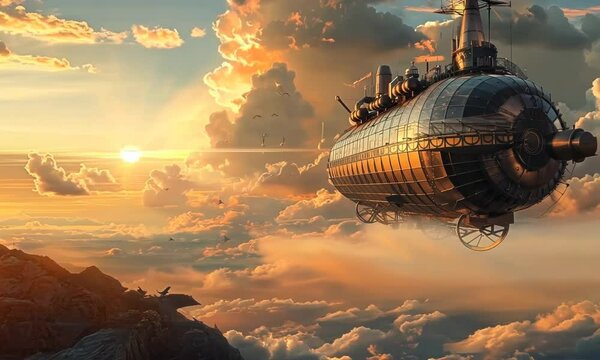 A time machine that allows its passengers to travel through the ages, witnessing pivotal moments in human history. Video