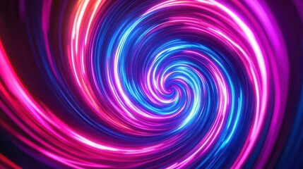 Swirling vortex of neon energy, dynamic and electric, Abstract background, High-energy, vibrant