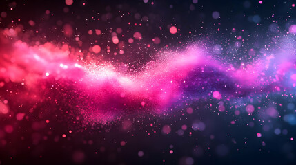 Abstract Pink and Purple Glitter Sparkles Bokeh Background