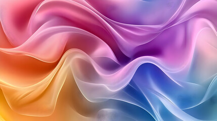 Obraz premium Abstract Colorful Wavy Lines Background
