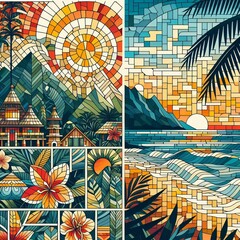 Beautiful summer day in Hawii.