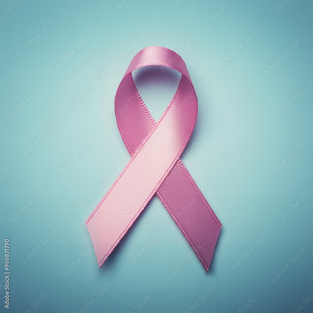 Wall mural Breast cancer awareness background