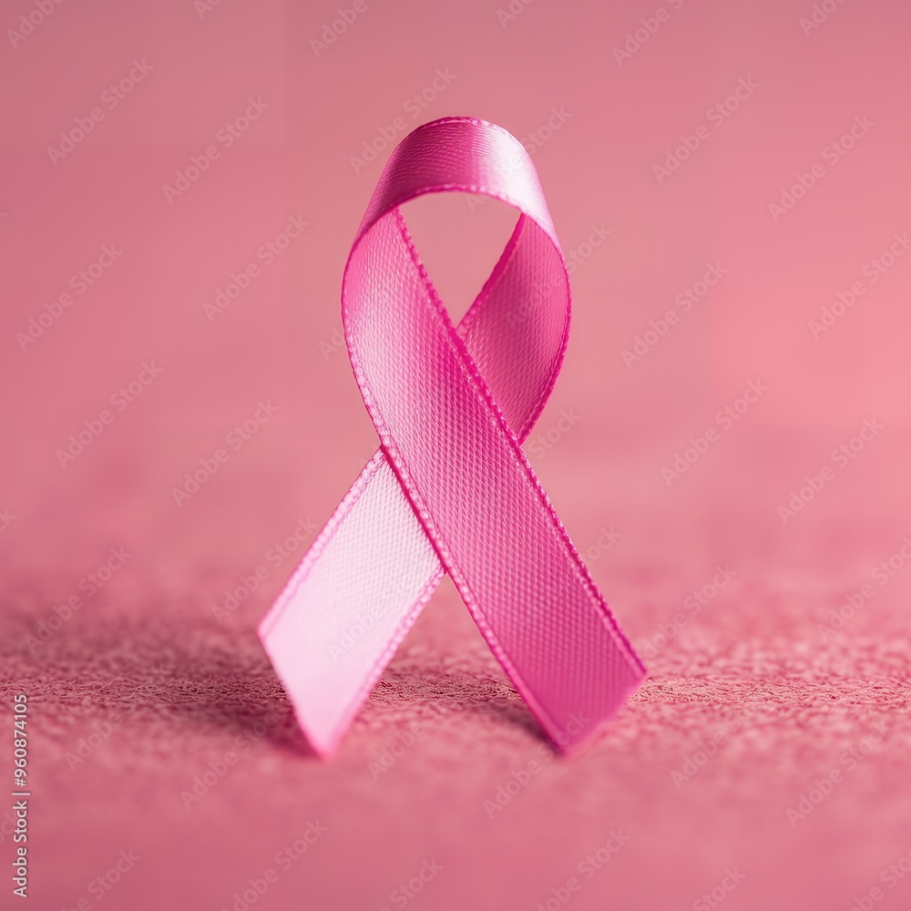 Wall mural Breast cancer awareness background