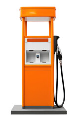 PNG Gas petrol machine pump white background.