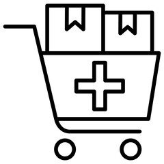 Fototapeta premium Shopping Cart Icon