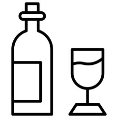 Wine Bottle Icon